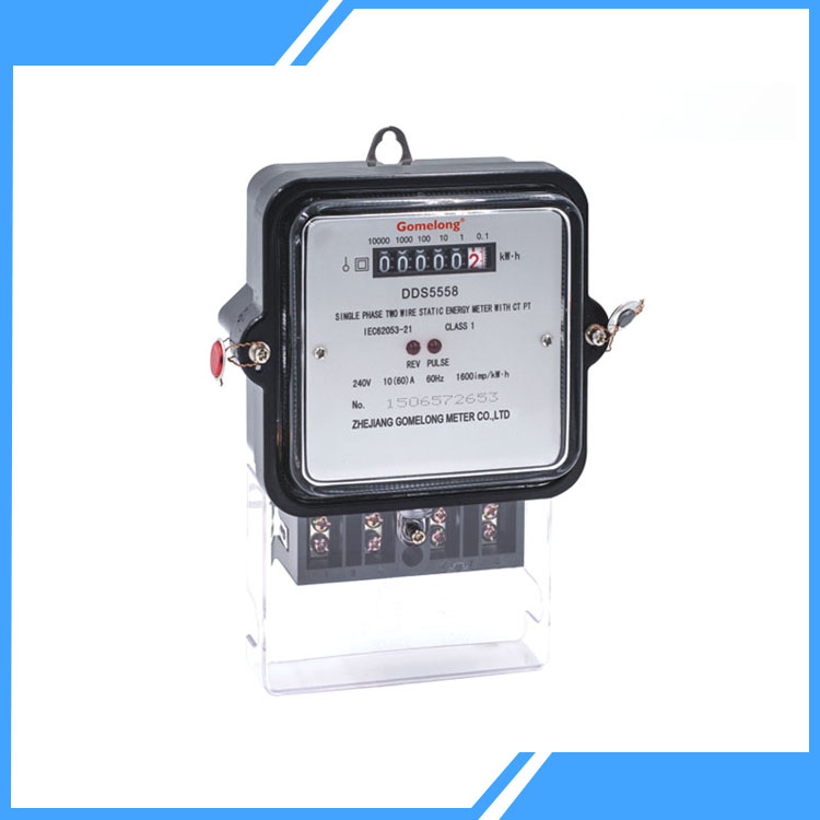 Enkeltfaset digital toveis Kwh-meter